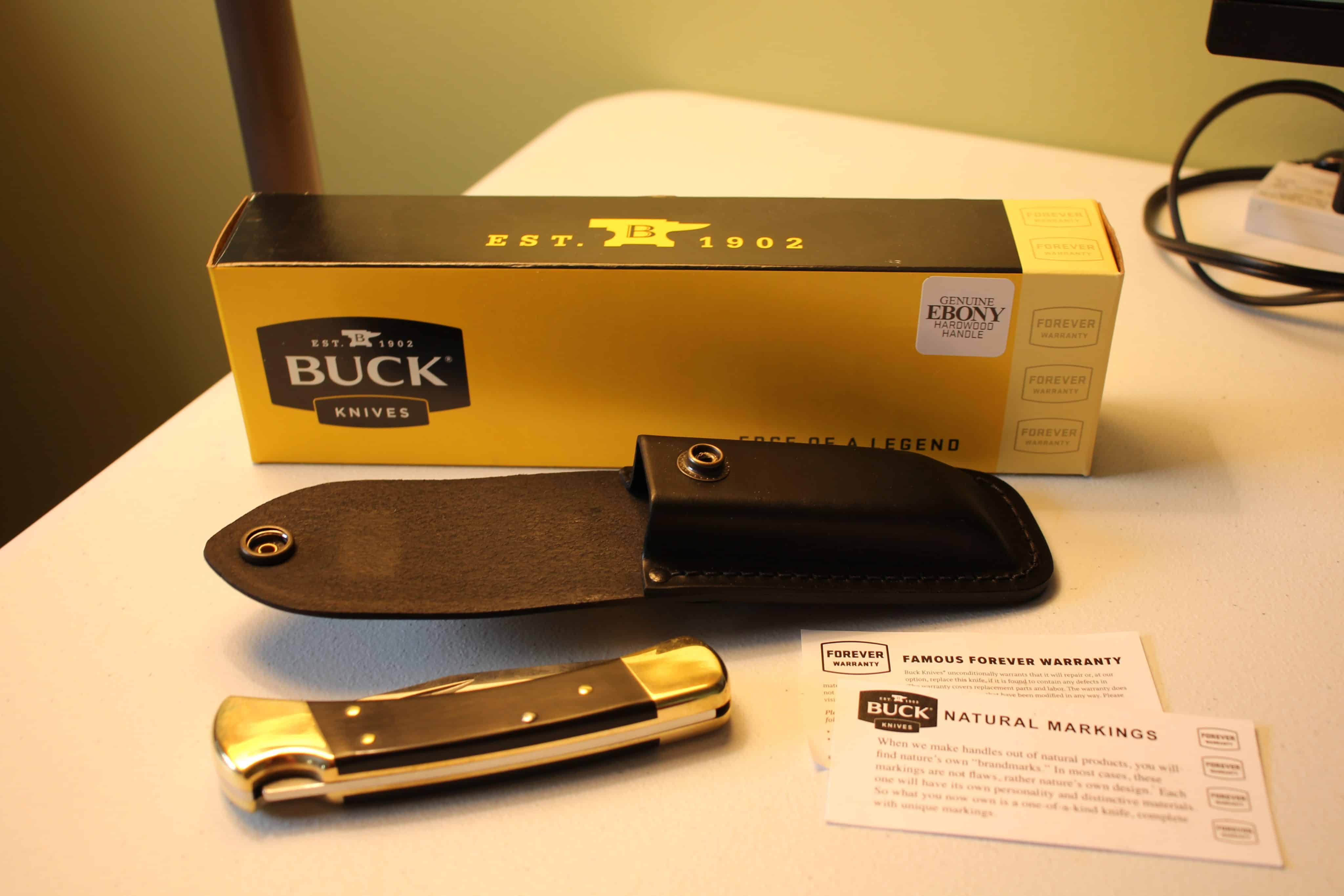 Buck 110 Folding Knife Presentation